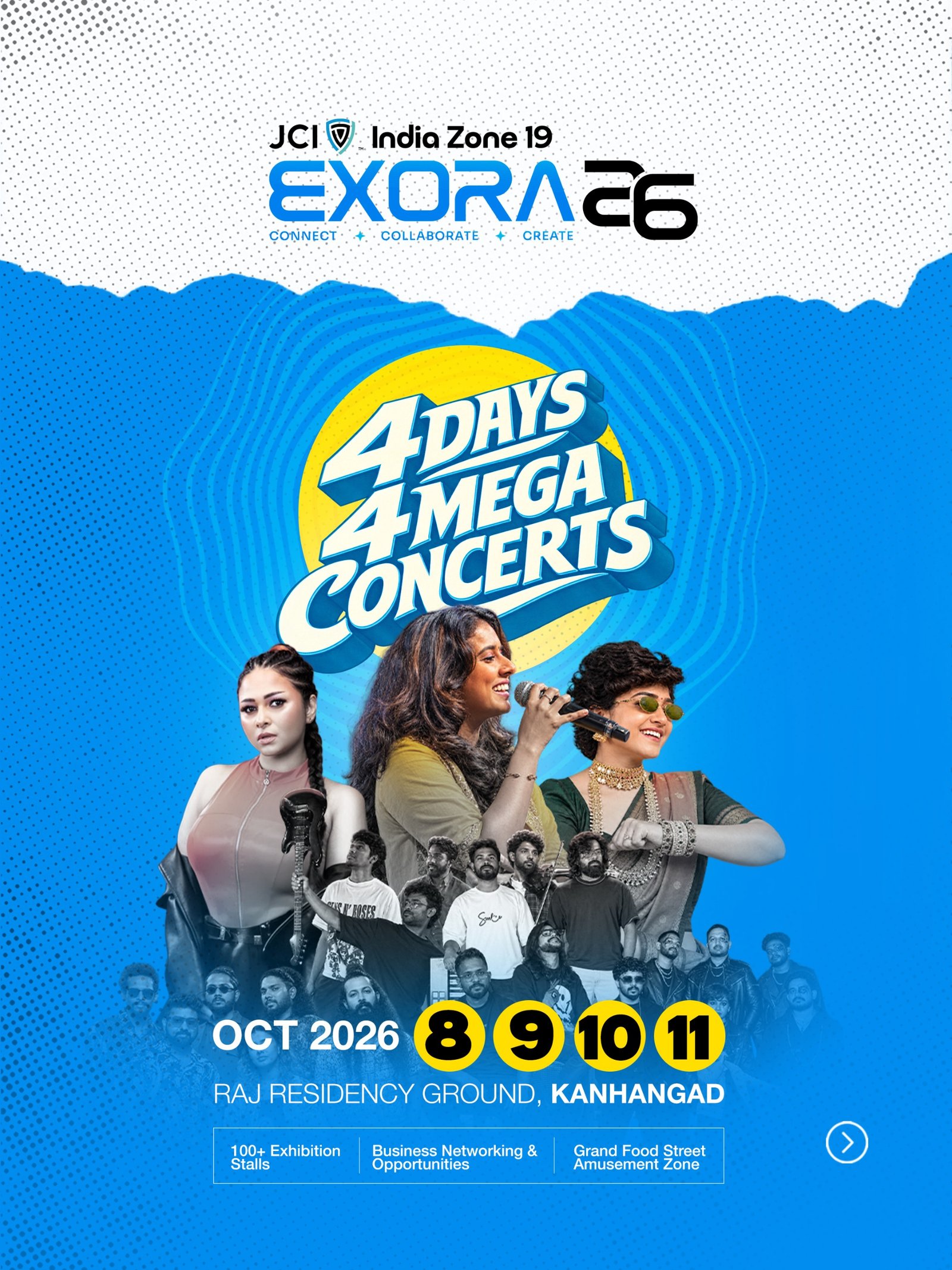 4-Days Mega Concert Lineup
