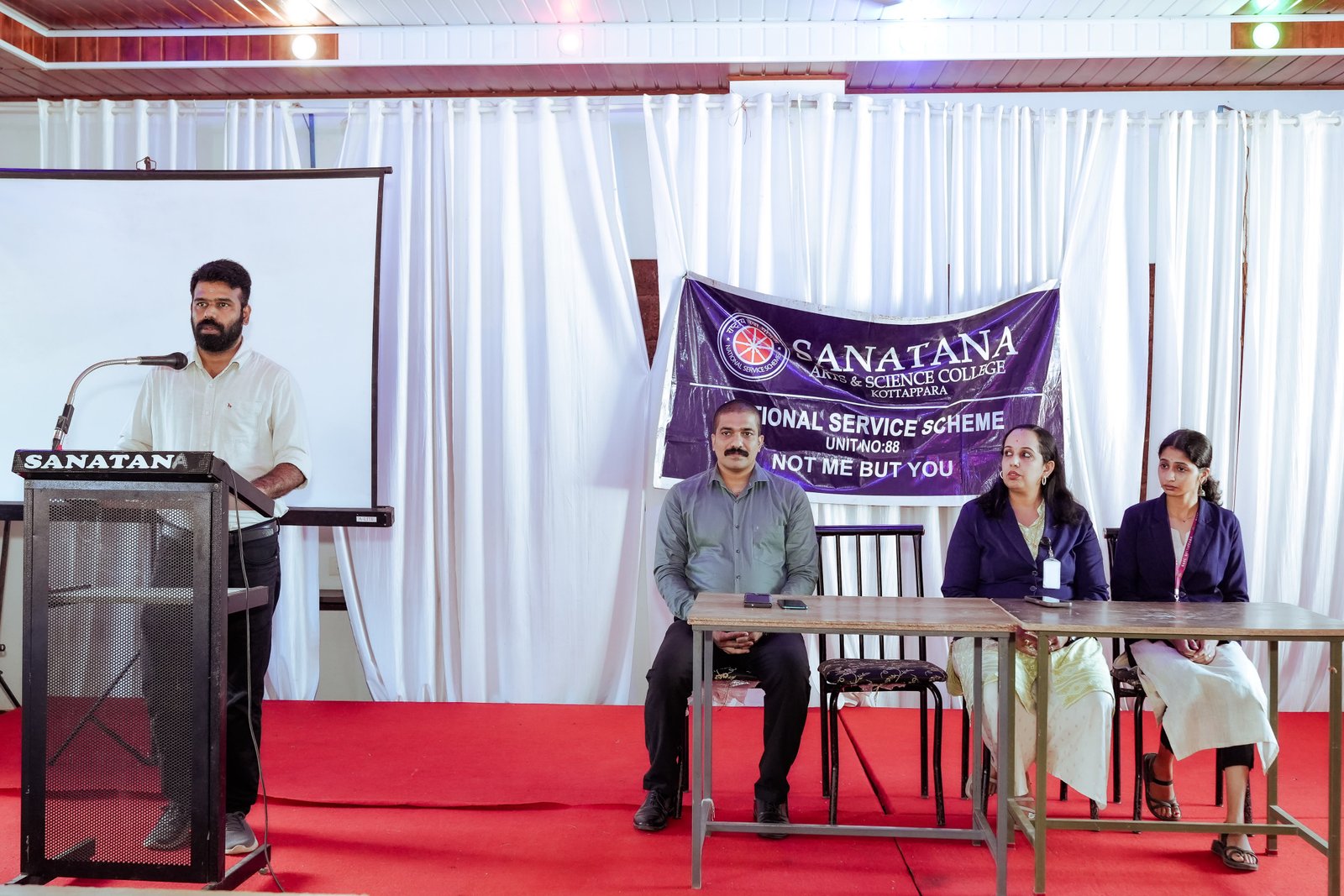 Sanatana Arts & Science College Stage